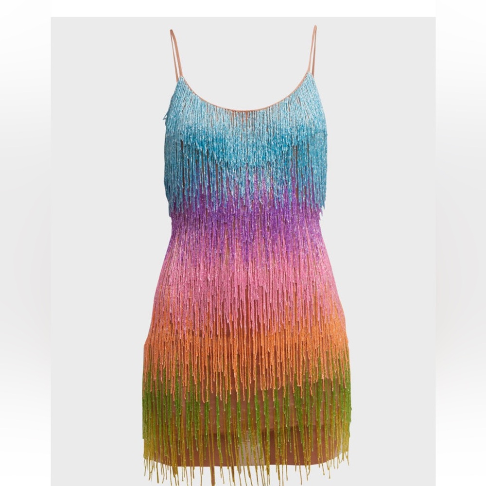 Vibrant Gradient Mini Dress - Picture 3 of 6